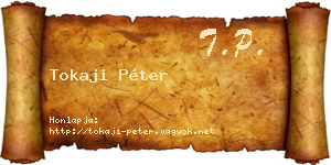 Tokaji Péter névjegykártya